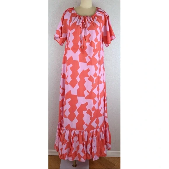 Ivy City Co Haven Maxi Dress In Geometric Print, size Medium - Picture 3 of 14